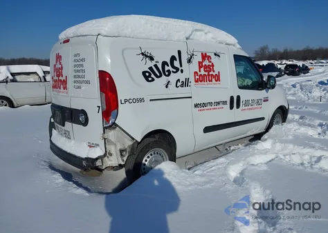 2017 Ram Promaster City Tradesman z USA, uszkodzony, nr VIN ZFBERFAB3H6E47905